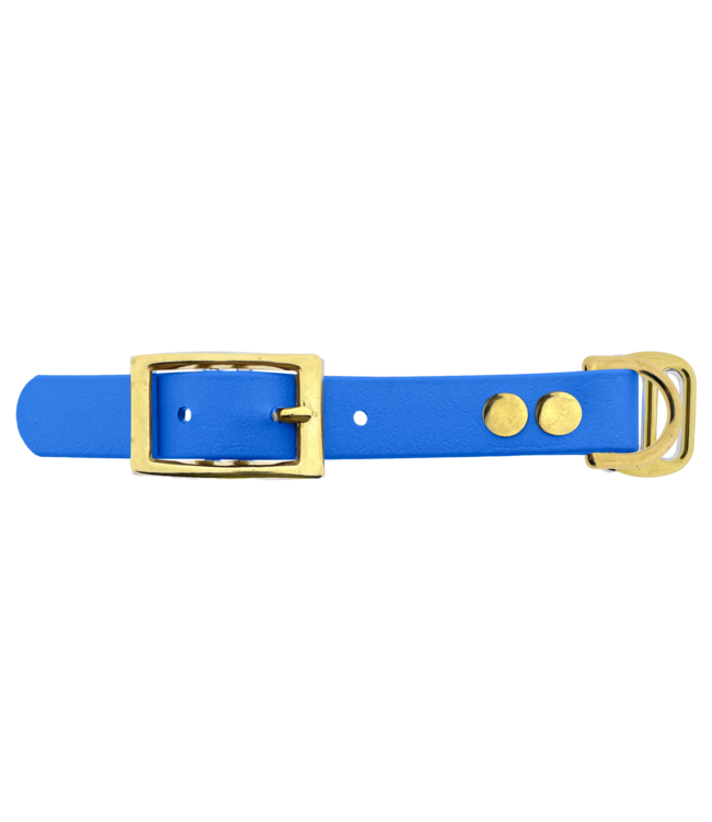Adaptateur Biothane 19MM Light Bleu/Brass