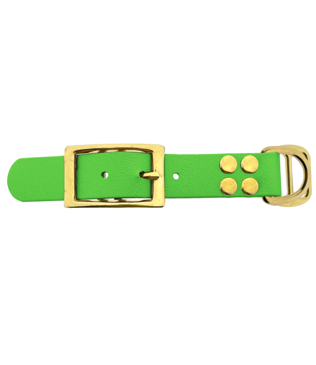 Adaptateur Biothane 25MM Apple Vert/Brass