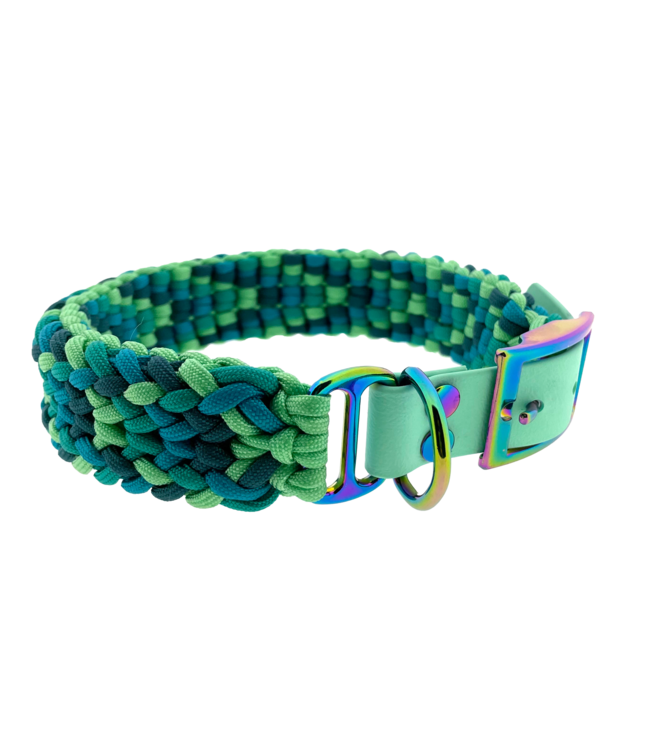 Adaptateur Biothane 25MM Caribbean Vert/Neo-Chrome