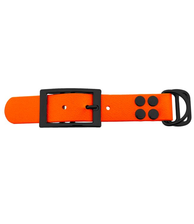 Adaptateur Biothane 25mm Orange/Noir