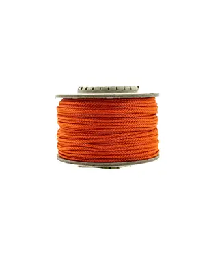 123Paracord Microcorde 1.4MM Fox Orange - 40 mtr