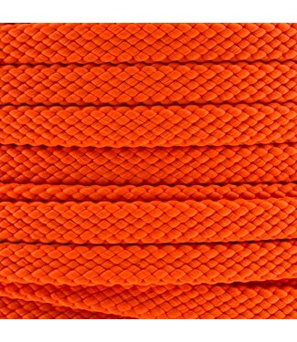 123Paracord 10MM PPM Corde plate Fox orange