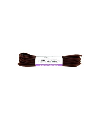 123Paracord Paracorde 550 type III Chocolate Brown - 10 mtr