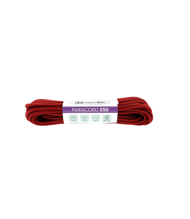 Paracorde 550 type III Rouge Chili - 10 mtr