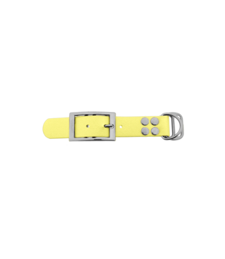 123Paracord Adaptateur Biothane 25MM Jaune pastel