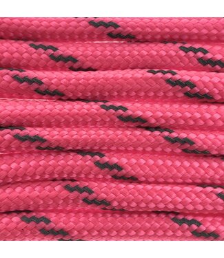123Paracord Paracorde 550 type III Rose Neon Reflective