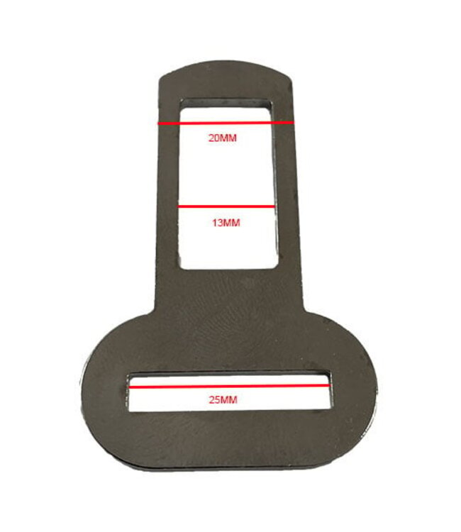 boucle de voiture 25 mm