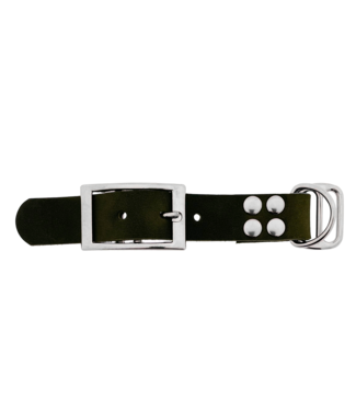 123Paracord Adaptateur en cuir gras 25MM Olive