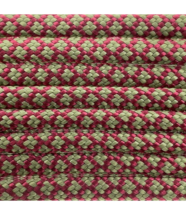 Paracorde 550 type III Burgundy / moss Diamond
