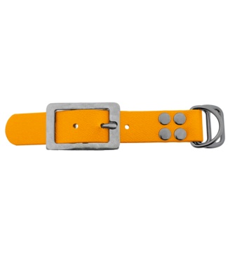 123Paracord Adaptateur Biothane 25MM Peach/Inoxiable