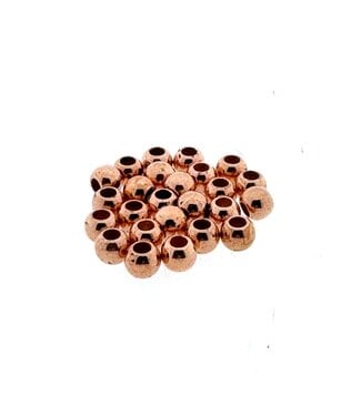 123Paracord Paracorde Spacer 8X6MM Rose Or 25 pieces