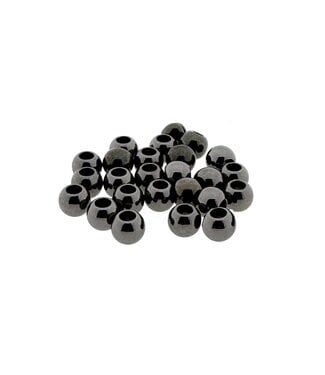 123Paracord Paracorde Spacer 8X6MM Gunmetal Noir 25 pieces