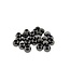 Paracorde Spacer 8X6MM Gunmetal Noir 25 pieces