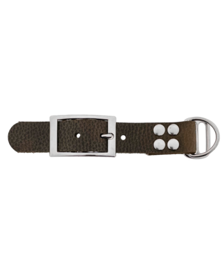 123Paracord Adaptateur en cuir de buffle 25MM Motif Marron