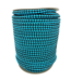 Laisse de chien en nylon 10MM à carreaux cyan foncé