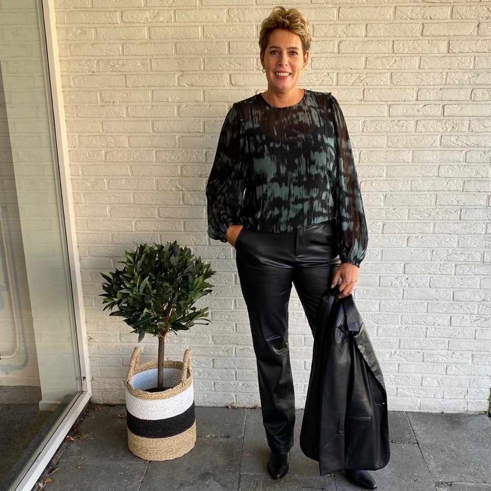 Vero Moda VMZAMIRAOLYMPIA MR STRAIGHT PL PANT NOOS