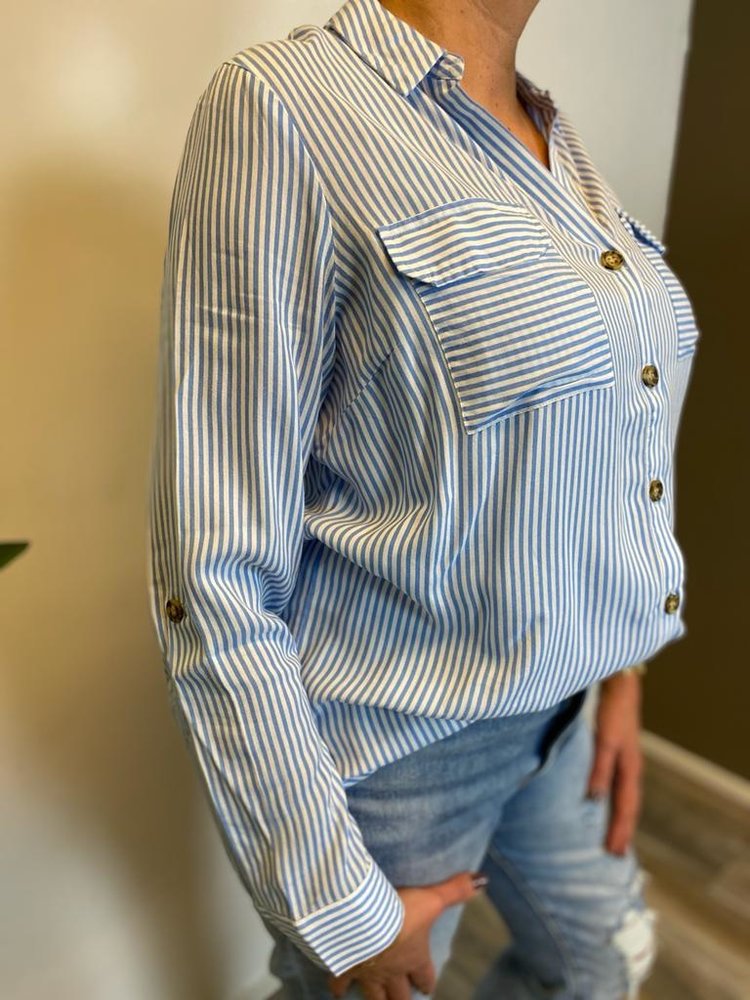 Vero Moda VMBUMPY L/S SHIRT NEW WVN NOOS