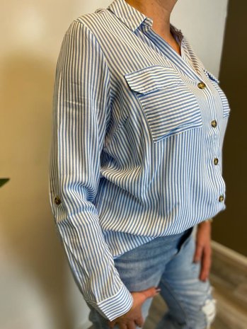 Vero Moda VMBUMPY L/S SHIRT NEW WVN NOOS