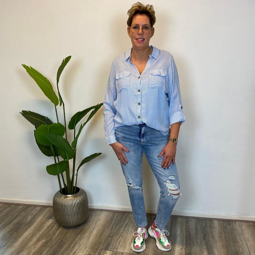 Vero Moda VMBUMPY L/S SHIRT NEW WVN NOOS