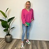 BLOUSE DOT MET V-HALS ONE SIZE BLOUSE DOT MET V-HALS ONE SIZE