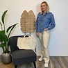 Vero Moda VMSCARLET MR SKINNY FLARED JEANS ECRU Vero Moda VMSCARLET MR SKINNY FLARED JEANS ECRU