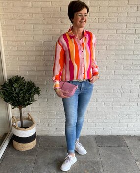 Vero Moda VMTANYA L/S SHIRT WVN PINK