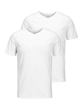 Jack en Jones JACBASIC V-NECK TEE SS 2 PACK NOOS