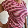 Vero Moda VMAVA PLAIN SS TOP STRIPE GA JRS NOOS PINK YARROW Vero Moda VMAVA PLAIN SS TOP STRIPE GA JRS NOOS PINK YARROW