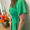 Vero Moda VMSAKI SS CALF WRAP DRESS WVN GA NOOS Vero Moda VMSAKI SS CALF WRAP DRESS WVN GA NOOS