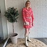 BLOUSE DOORKNOOP V-RUCHES BLOUSE DOORKNOOP V-RUCHES