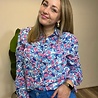 BLOUSE DOORKNOOP V-RUCHES BLOUSE DOORKNOOP V-RUCHES