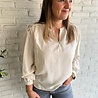 Vero Moda VMAYOU L/S TOP WVN BTQ Vero Moda VMAYOU L/S TOP WVN BTQ