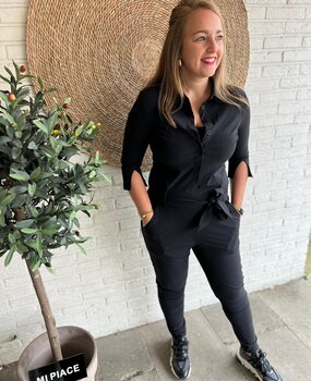 Mi Piace JUMPSUIT TRAVELSTOF 202033 BLACK Mi Piace JUMPSUIT TRAVELSTOF 202033 BLACK