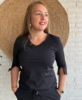 Mi Piace TOP TRAVELSTOF 202095 BLACK Mi Piace TOP TRAVELSTOF 202095 BLACK