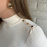 Vero Moda VMGOLD RIB LS BUTTON HIGH NECK PULLOVER Vero Moda VMGOLD RIB LS BUTTON HIGH NECK PULLOVER