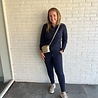 Mi Piace BLOUSE TRAVELSTOF 60840 DARK BLUE Mi Piace BLOUSE TRAVELSTOF 60840 DARK BLUE