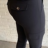 Mi Piace CARGO BROEK TRAVELSTOF 202285 BLACK Mi Piace CARGO BROEK TRAVELSTOF 202285 BLACK