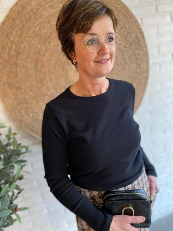 JDY JDYSOLAR L/S O NECK TOP JRS ATK