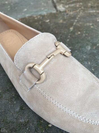 Poelman INSTAPPER ODETTE BEIGE SUEDE
