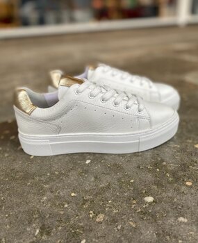 Poelman SNEAKER WHITE GOLD Poelman SNEAKER WHITE GOLD