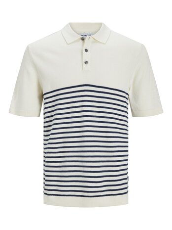 Jack en Jones JJEEMIL KNIT POLO S/S SN