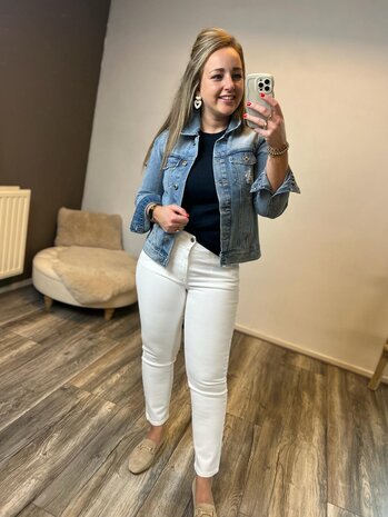 Cup Of Joe Denim VICTORIA WHITE