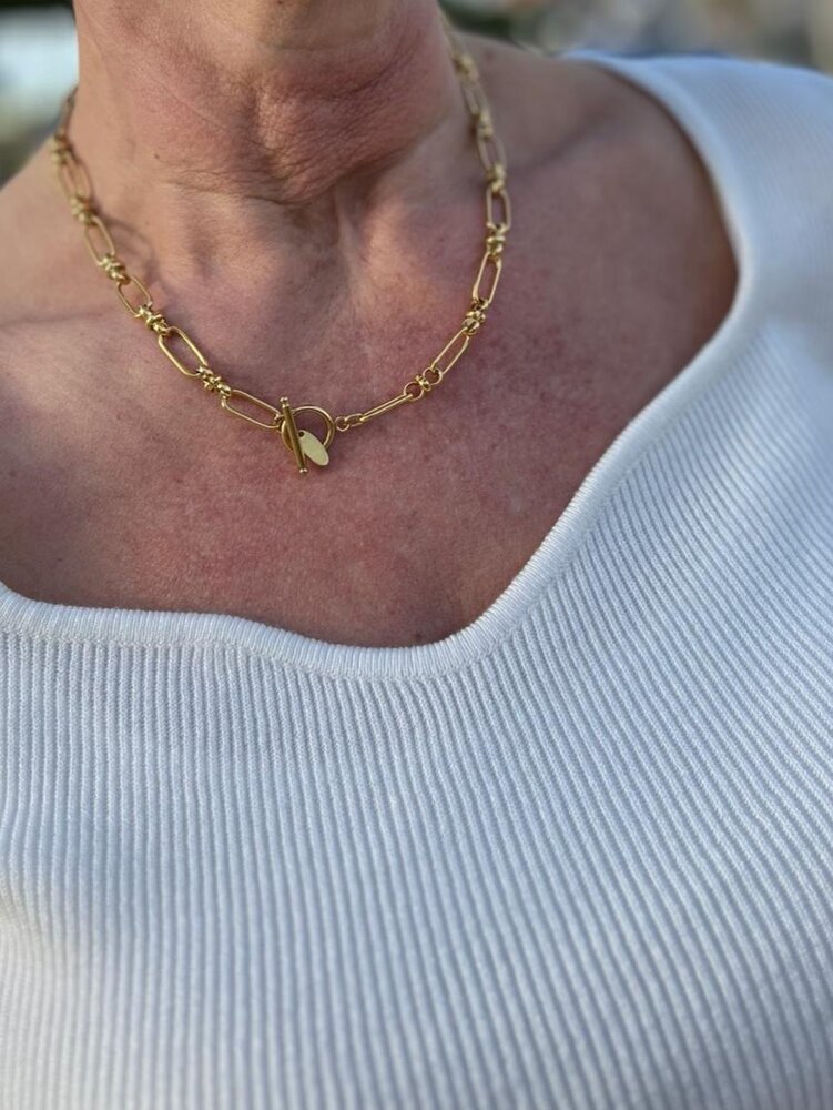 Ydence KNITTED TOP CHIARA OFF-WHITE