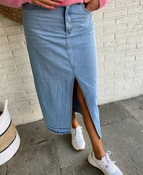 JDY JDYBELLA HW LONG SKIRT DNM NOOS JDY JDYBELLA HW LONG SKIRT DNM NOOS