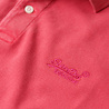 Superdry VINT DESTROY POLO RASPBERRY PINK