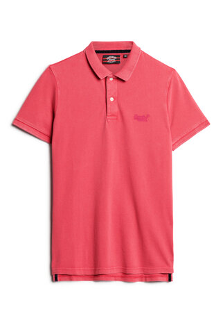 Superdry VINT DESTROY POLO RASPBERRY PINK