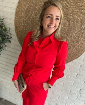 Mi Piace BLOUSE TRAVELSTOF 202037 RED