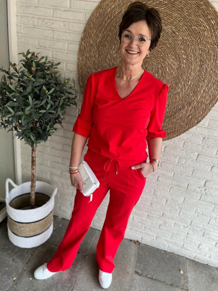 Mi Piace BROEK TRAVELSTOF 202241 RED Mi Piace BROEK TRAVELSTOF 202241 RED