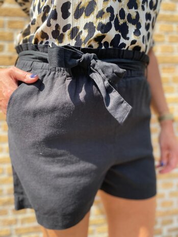 JDY JDYSAY MW LINEN SHORTS WVN NOOS