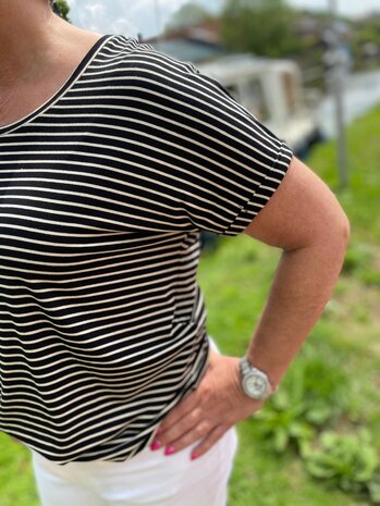 JDY JDYSISSY S/S O-NECK TOP JRS